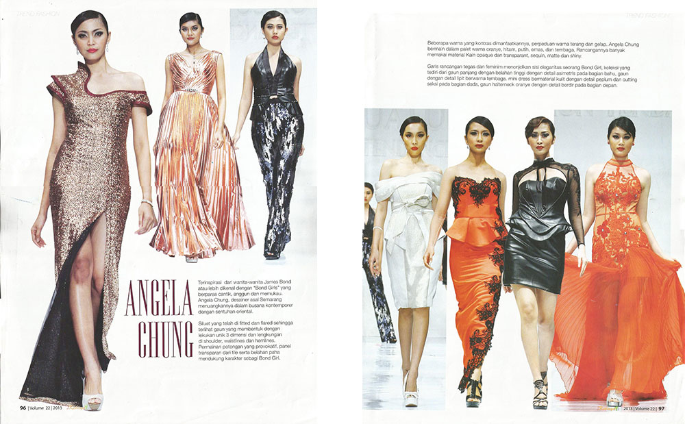 Featured on Kebaya Magazine1 - Press Release for Angela Chung